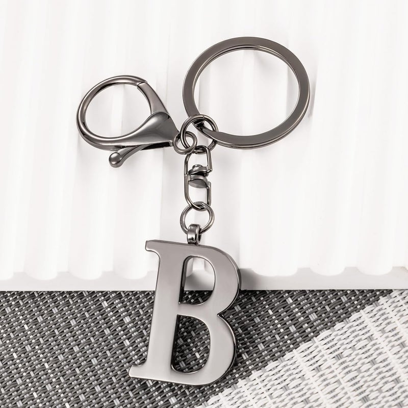 LAXPICOL Gold Letter A-Z Keychain for Women Bag Charms Purse Charms For Handbags Metal Alphabet Initial Letter Keychain - Image 2